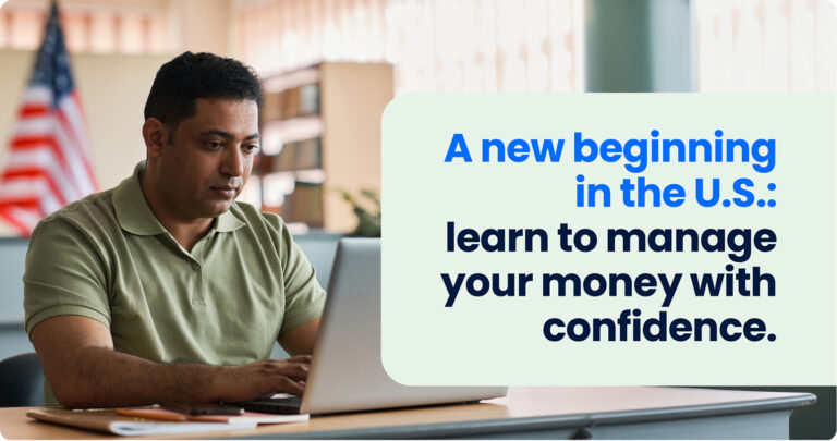 new beginnig image – MyBambu mobile banking & money transfers – for the Latino & immigrant community, secure app, bilingual support