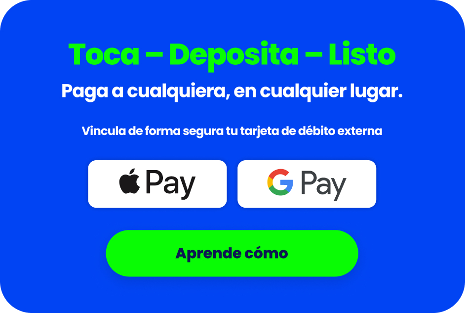 toca deposita listo – MyBambu mobile banking & money transfers – for the Latino & immigrant community, secure app, bilingual support